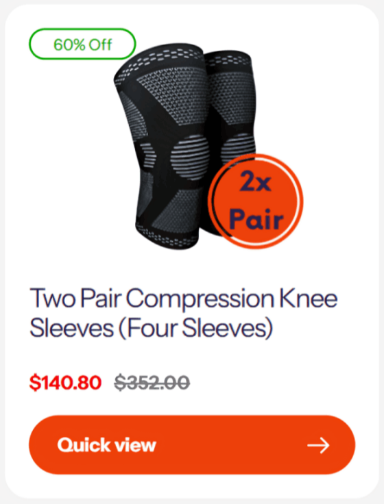 Konpresio Knee Sleeves offer price 
